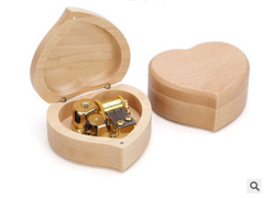 Wooden Music Box For Girlfriend Gift Custom Tanabata Valentine Day Creative Music Box