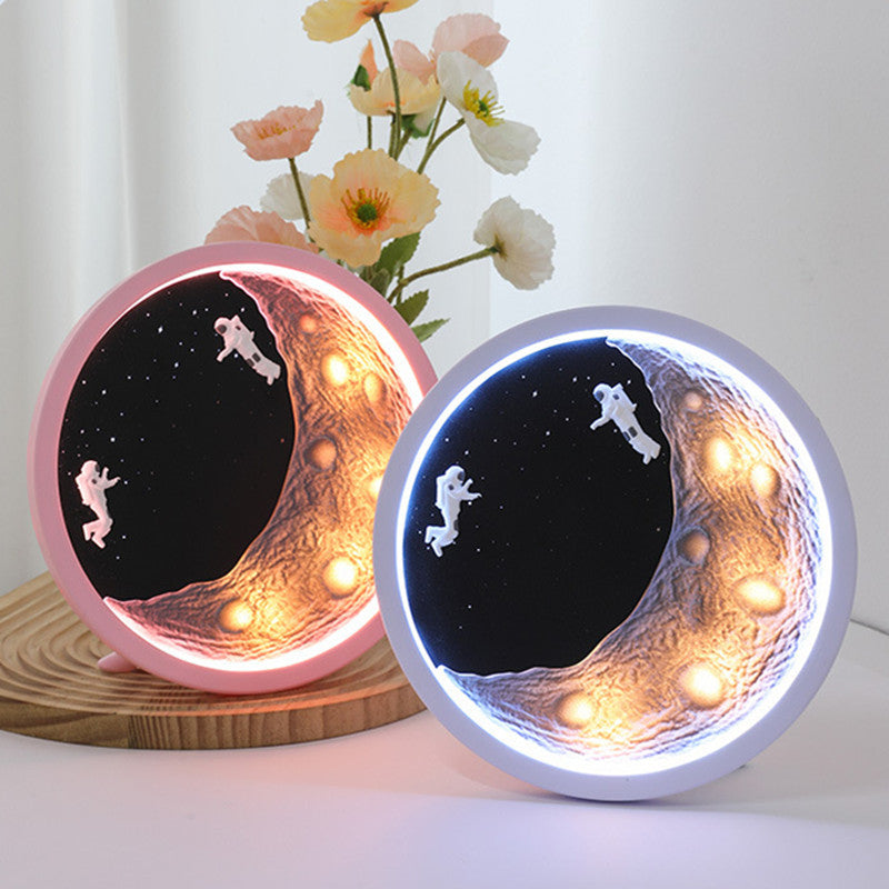 Moon Astronaut Wireless Bluetooth Speaker Home Decoration