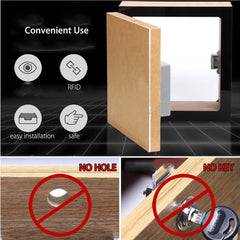 Battery IC Card Sensor Cabinet Drawer Intelligent SmartLock DIY Invisible Hidde Digital Lock without Perforate Hole